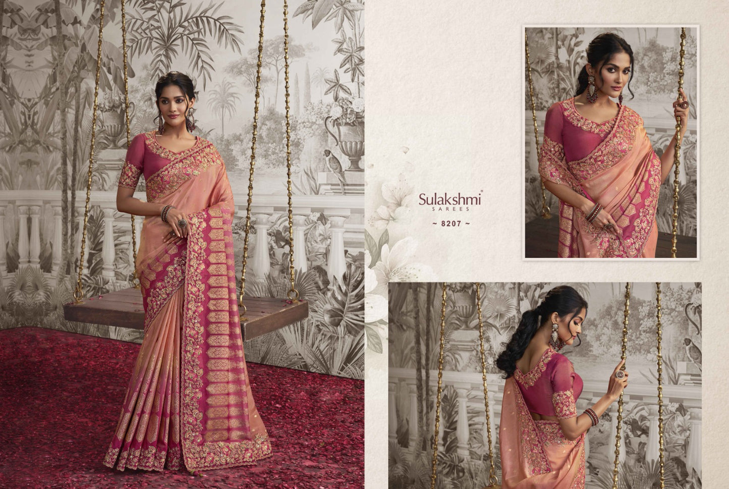 8207 Noor Sulakshmi Prints Sarees