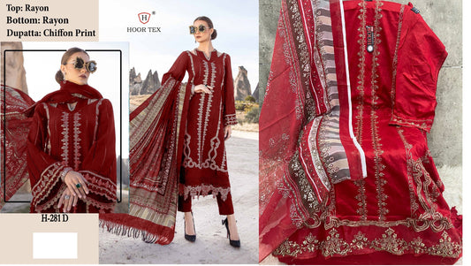 281D Hoor Tex Pakistani Salwar Suits