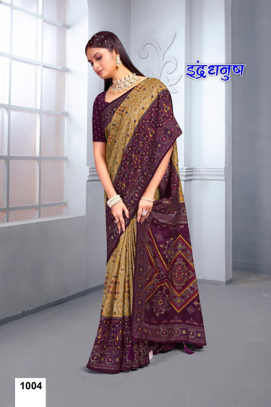 1004 Indradhanush Mahamani Creation Sarees