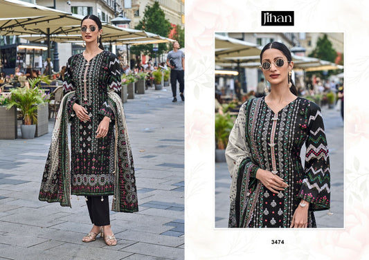 3474 Bin Saeed Vol 1 Jihan Pakistani Salwar Suits