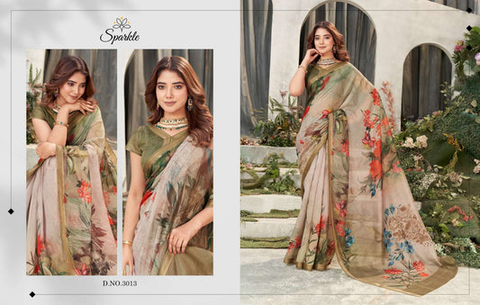 3013 Ahaana Charmi Fashion Sarees