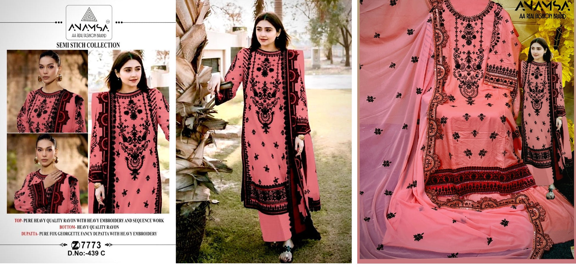 439C Anamsa Pakistani Salwar Suits
