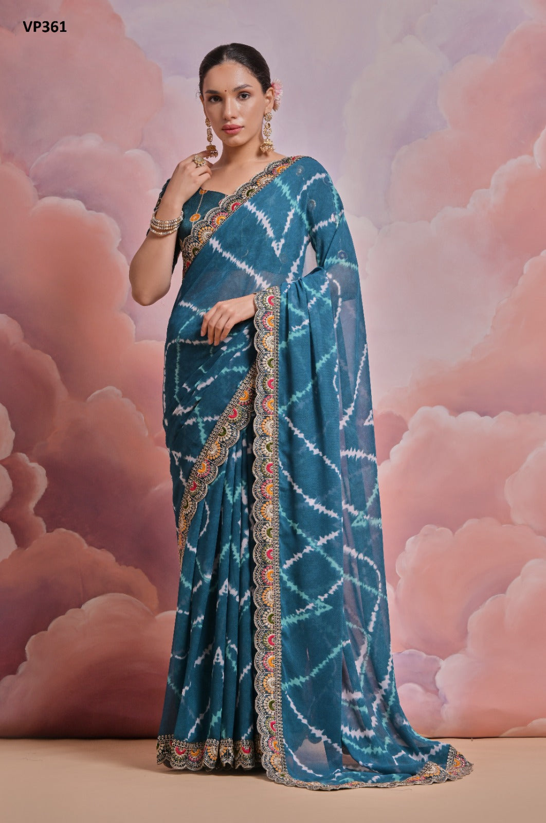 Vp361 Ritu Fashion Berry Sarees