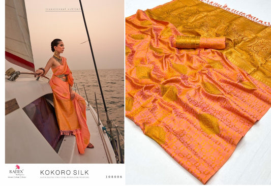 308006 Kokoro Silk Rajtex Sarees