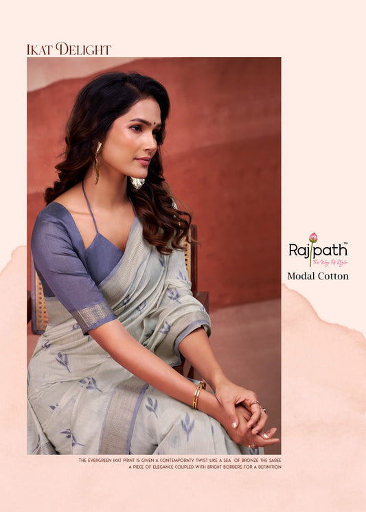 486 Mango Doli Rajpath Modal Cotton Sarees