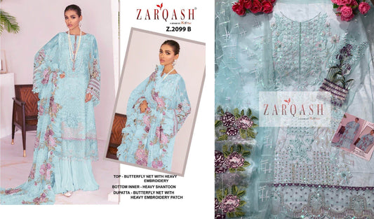 Z-2099B Jihan Vol 2 Zarqash Pakistani Salwar Suits