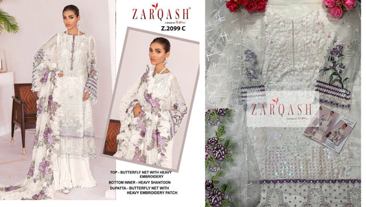 Z-2099C Jihan Vol 2 Zarqash Pakistani Salwar Suits