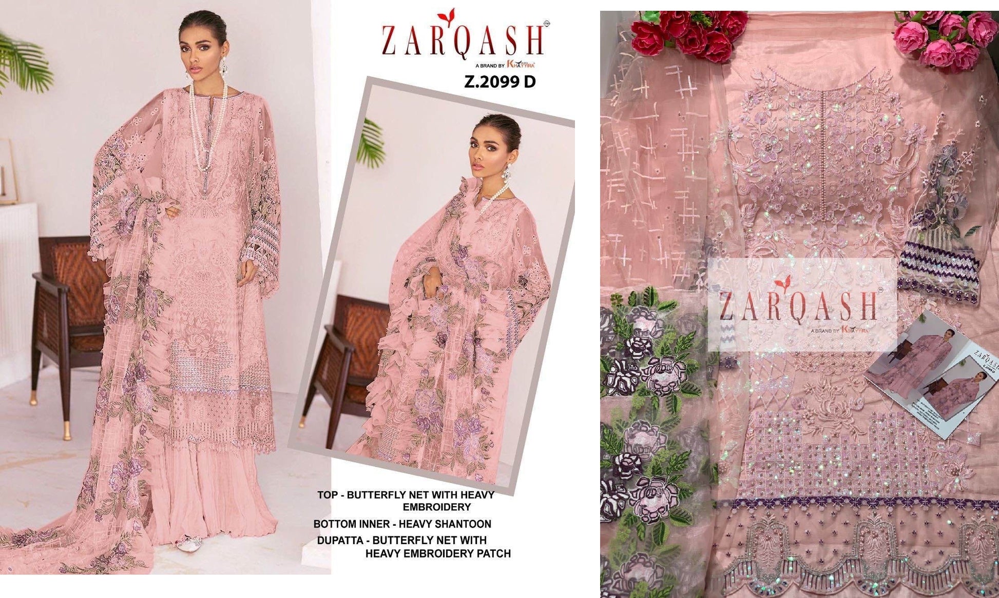 Z-2099D Jihan Vol 2 Zarqash Pakistani Salwar Suits