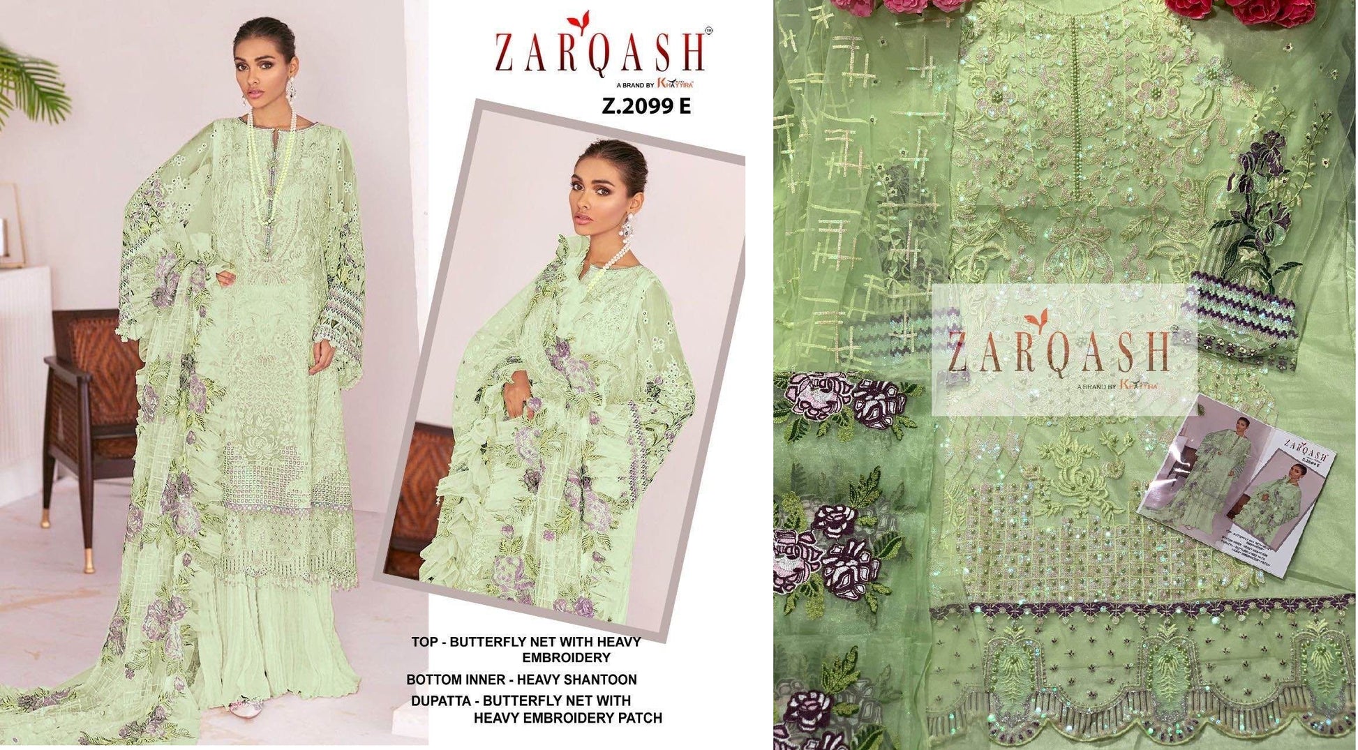 Z-2099E Jihan Vol 2 Zarqash Pakistani Salwar Suits