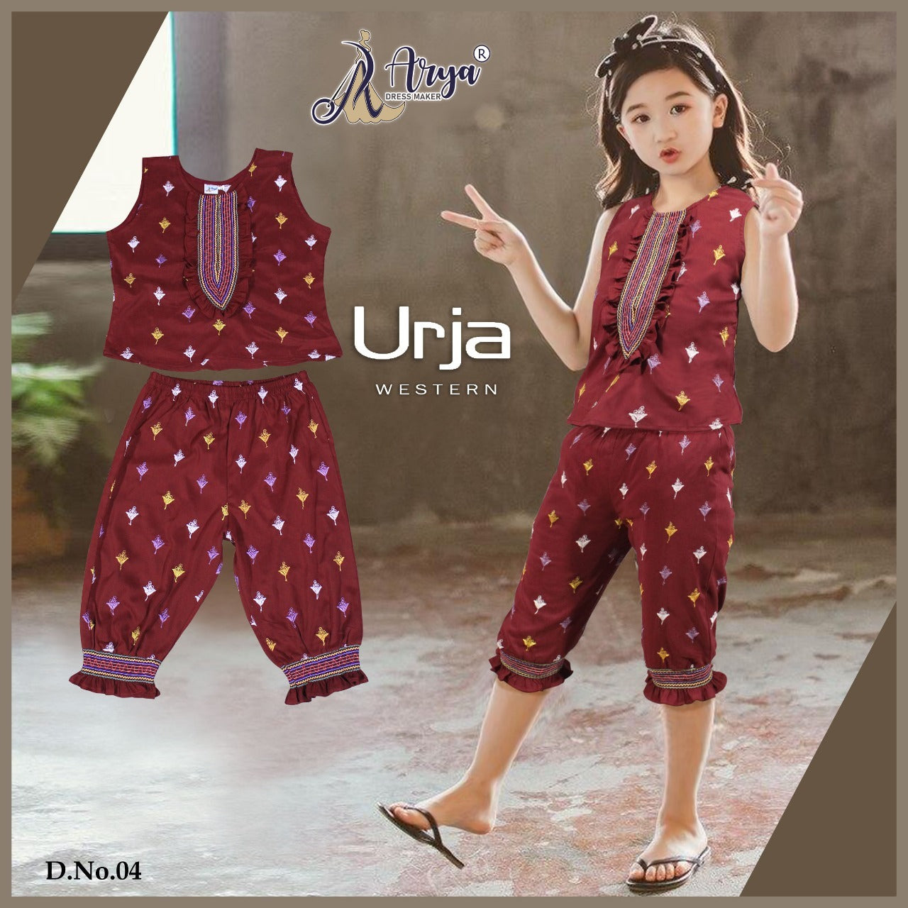 04 Urja Adm Girls Western Dress