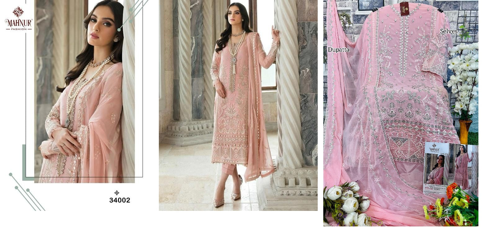 34002 Mahnur Pakistani Salwar Suits