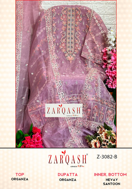 Z-3082B Zarqash Pakistani Salwar Suits