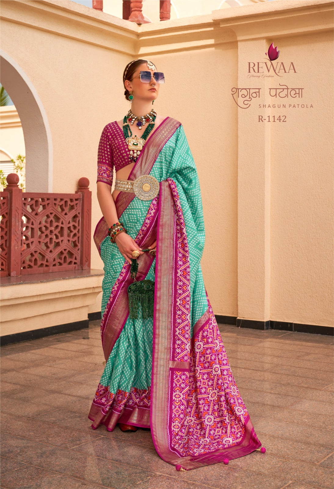 1142 Shagun Patola Rewaa Sarees