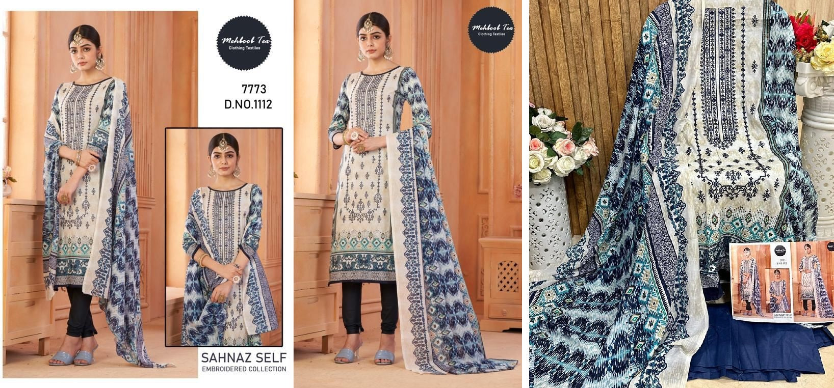 1112 Mehboob Tex Pakistani Salwar Suits