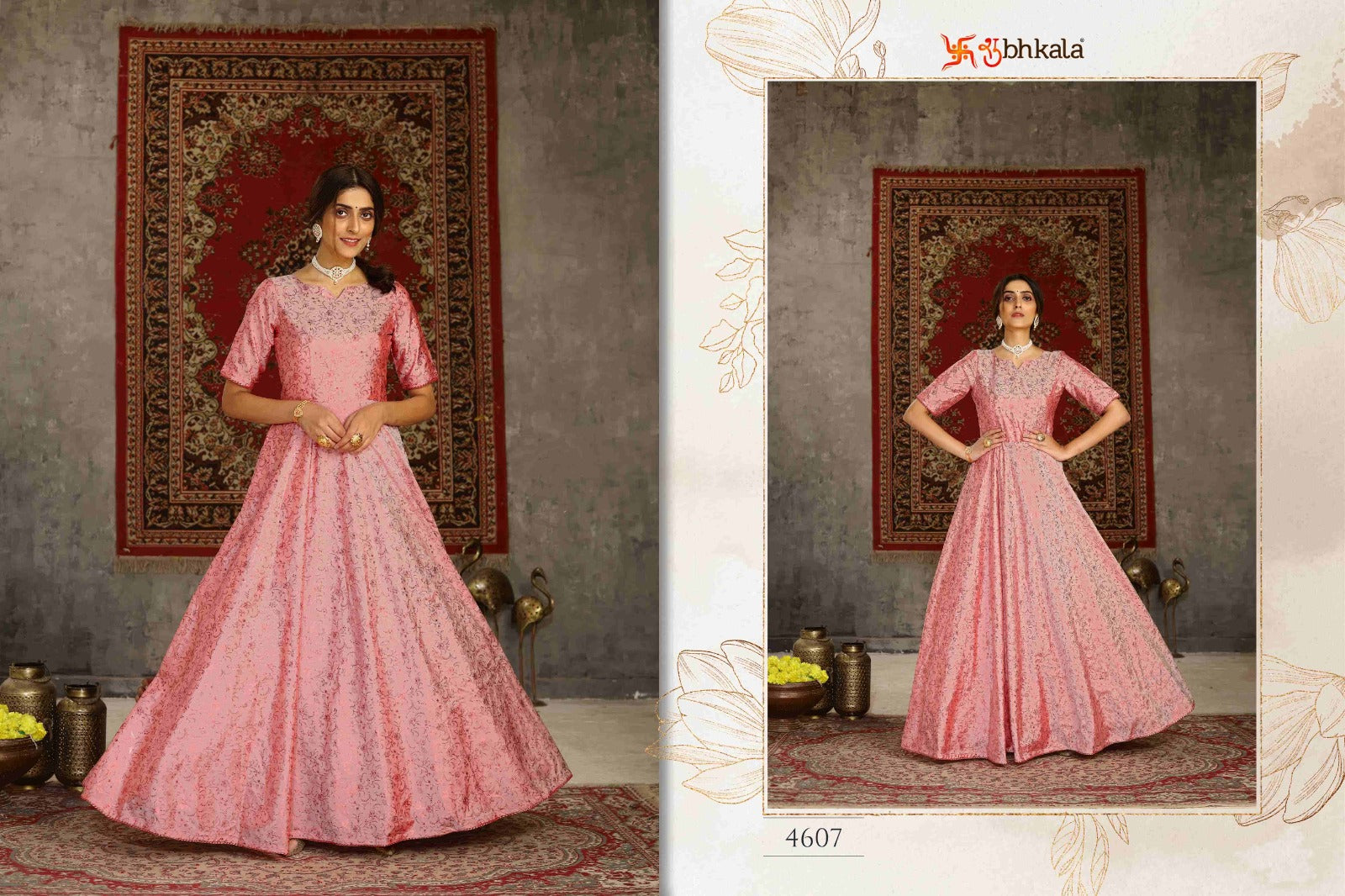 4607 Flory Vol 15 Shubhkala One Piece
