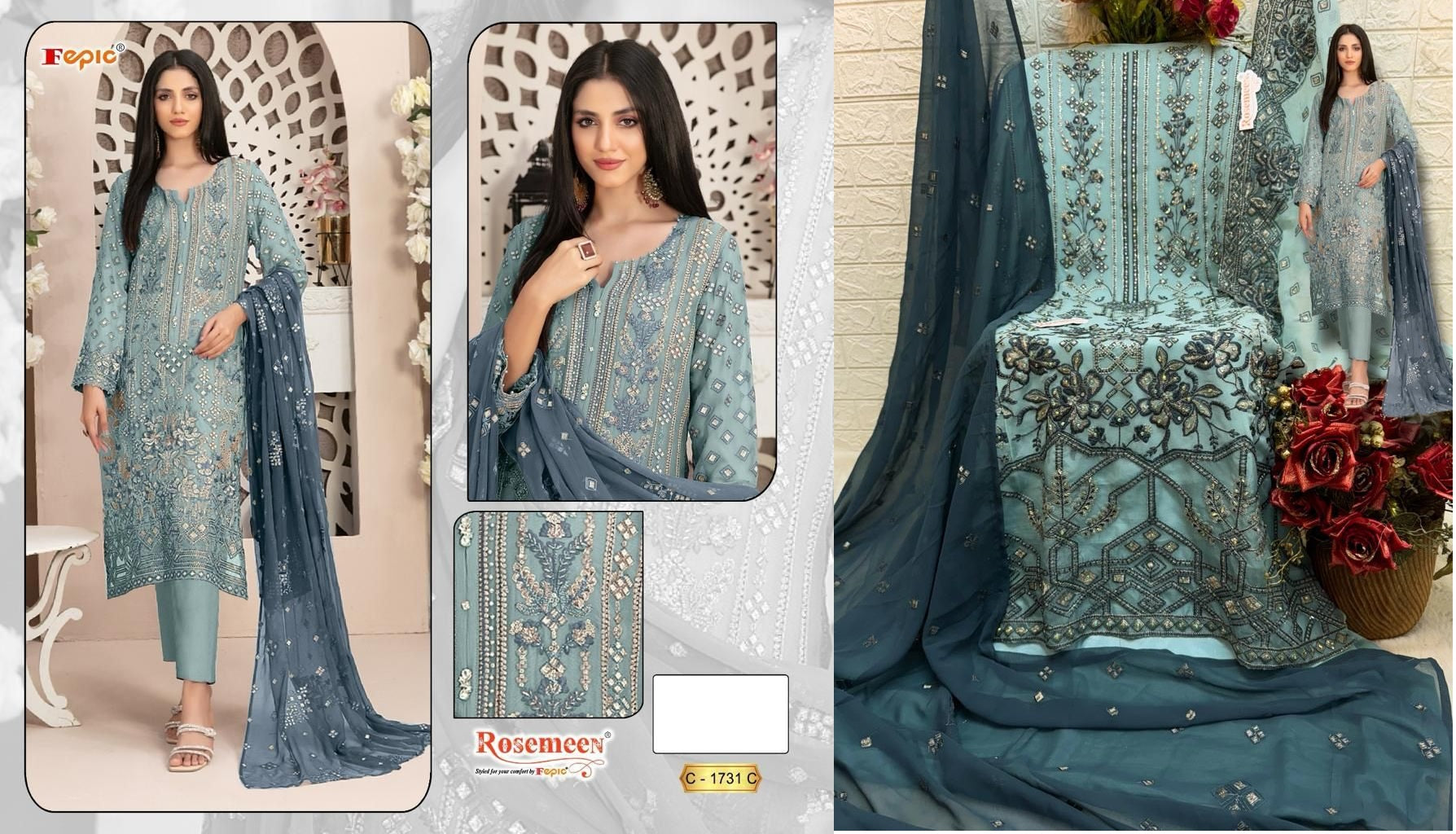 1731C Fepic Pakistani Salwar Suits