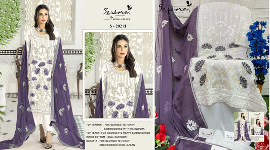 202H Serine Pakistani Salwar Suits
