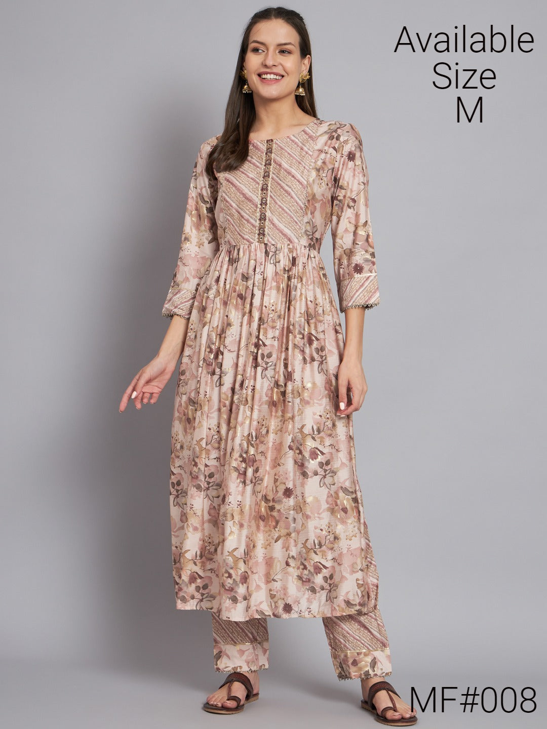 Mf008 Msm Kurti Pant Set