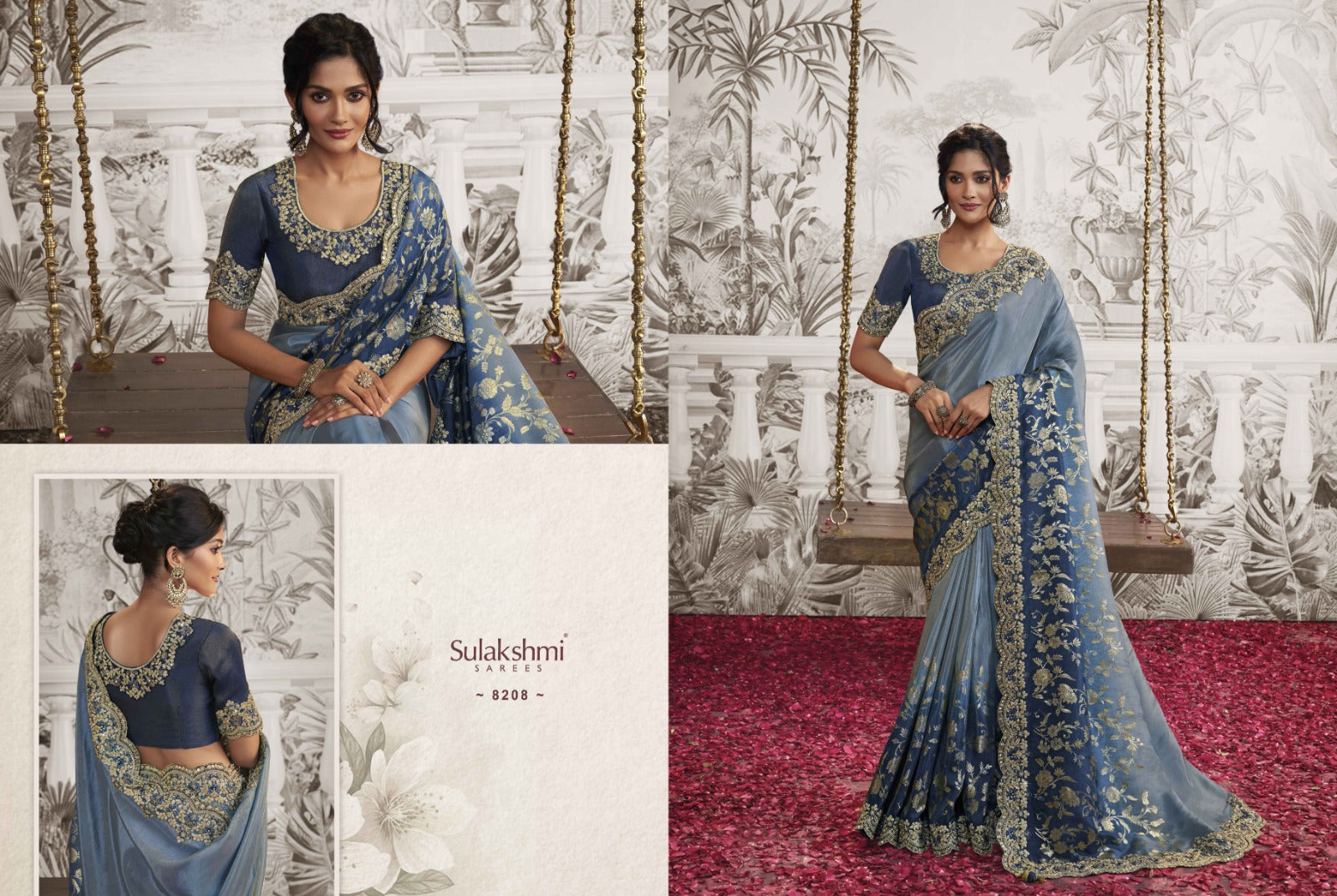 8208 Noor Sulakshmi Prints Sarees