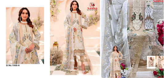 1068A Needle Wonder Vol 7 Aasha Designer Pakistani Salwar Suits