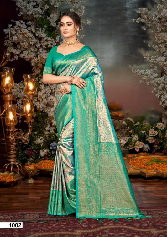 1002 Kalanidhi Vol 5 Bunawat Sarees