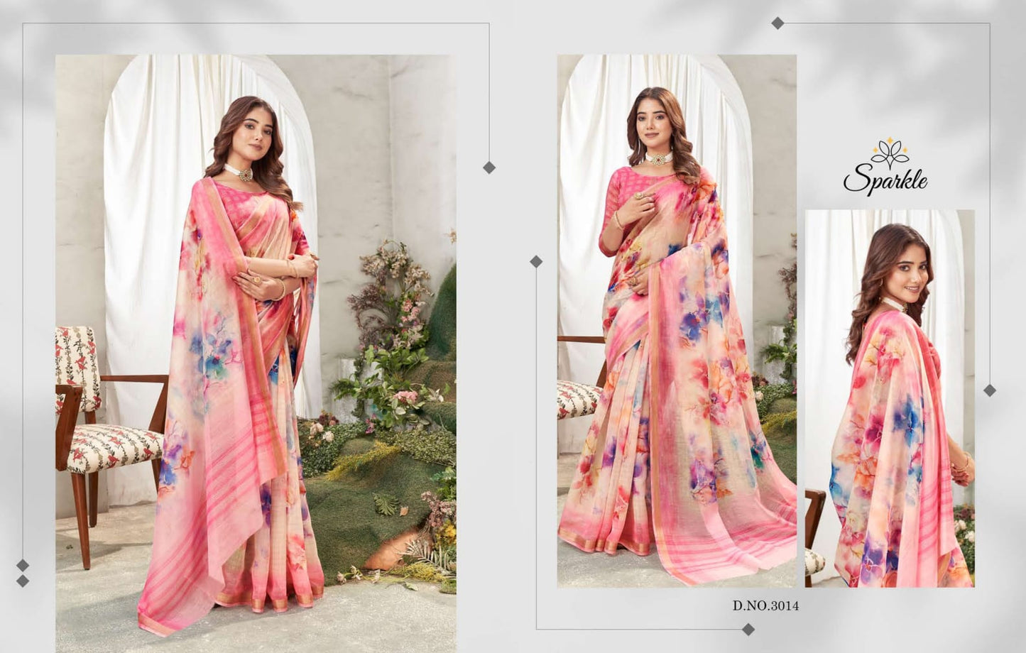 3014 Ahaana Charmi Fashion Sarees