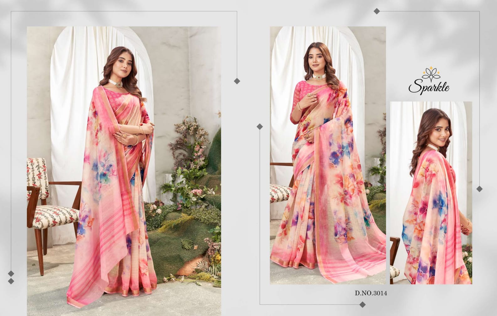 3014 Ahaana Charmi Fashion Sarees