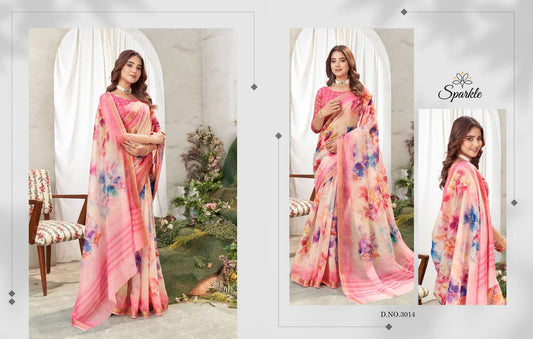 3014 Ahaana Charmi Fashion Sarees