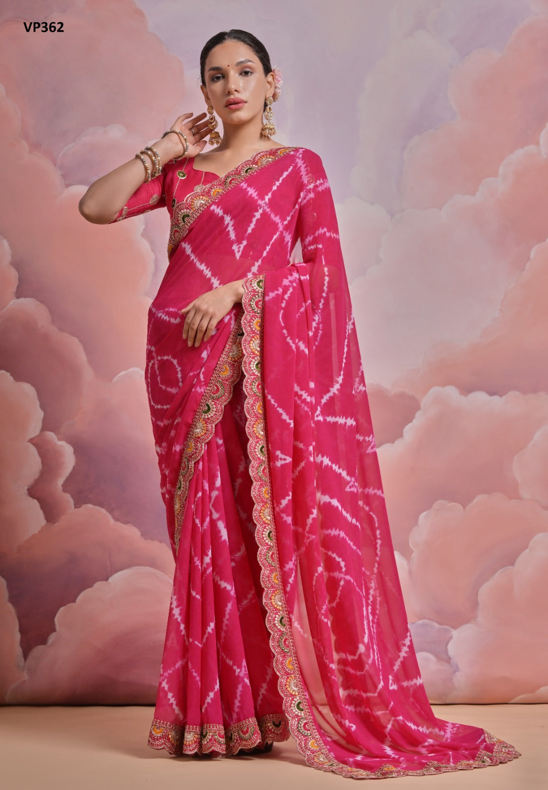 Vp362 Ritu Fashion Berry Sarees