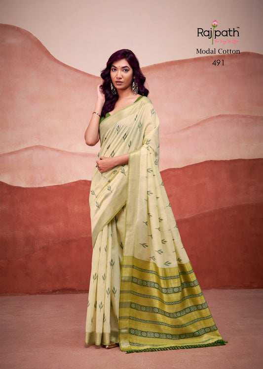 491 Mango Doli Rajpath Modal Cotton Sarees