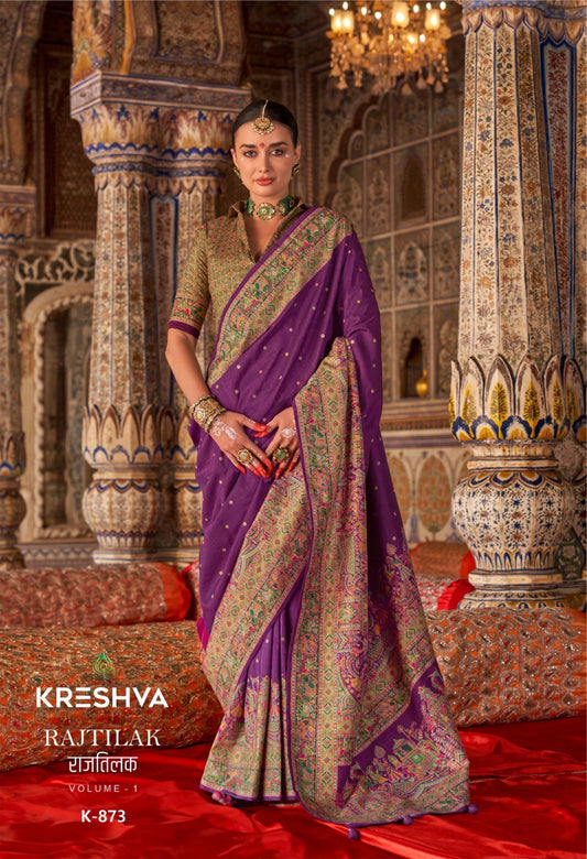 873 Rajtilak Kreshva Pv Silk Sarees