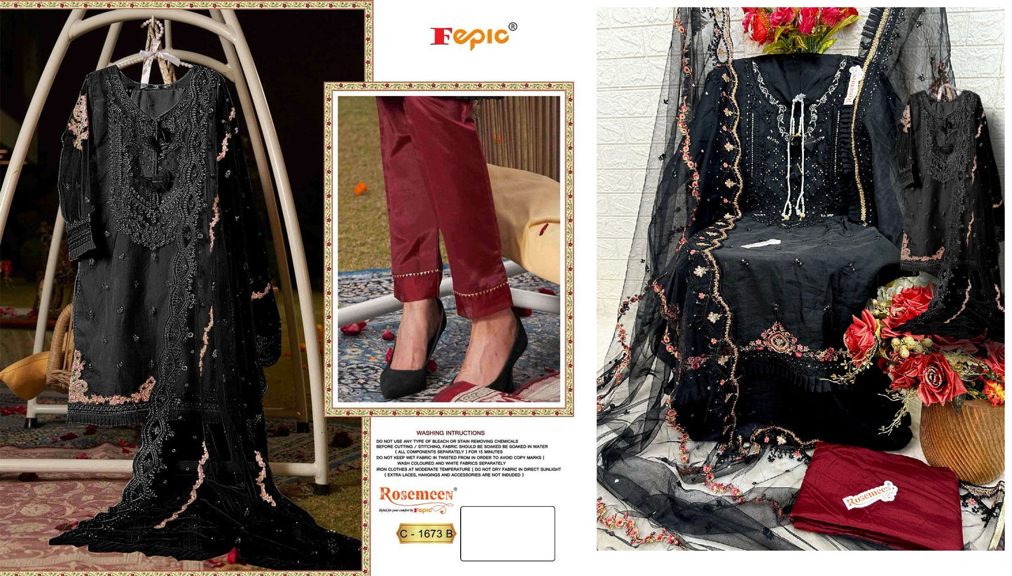 C-1673-B Fepic Pakistani Salwar Suits