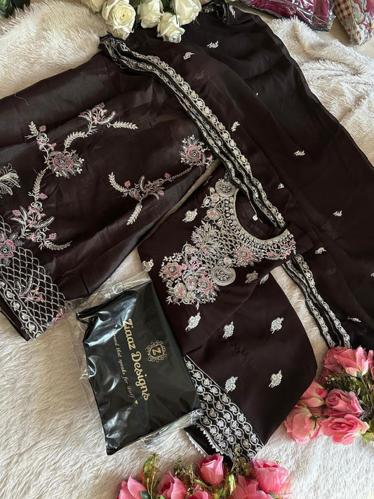 497 Ziaaz Designs Handwork Pakistani Salwar Suits