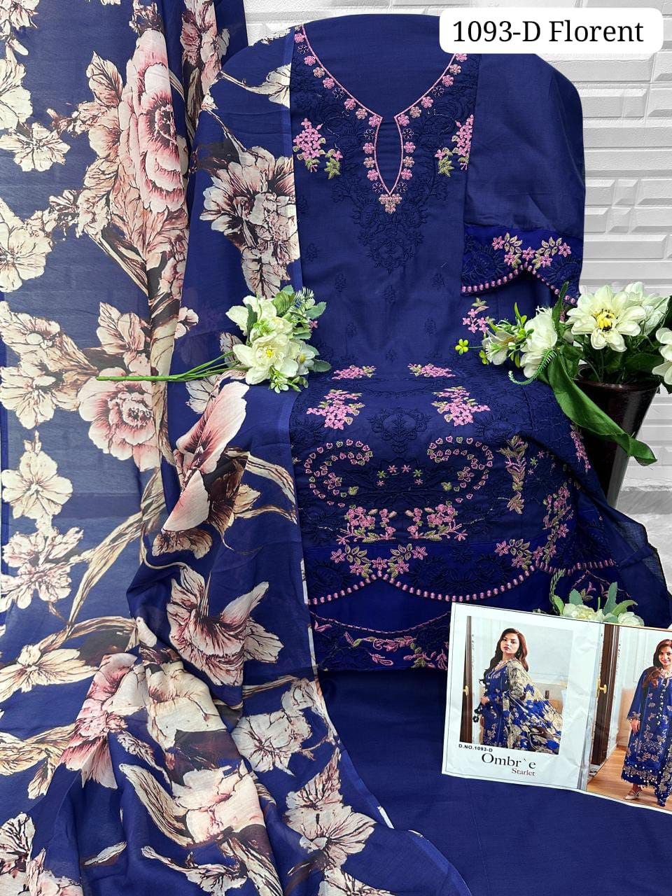 1093-D Florant Pakistani Salwar Suit