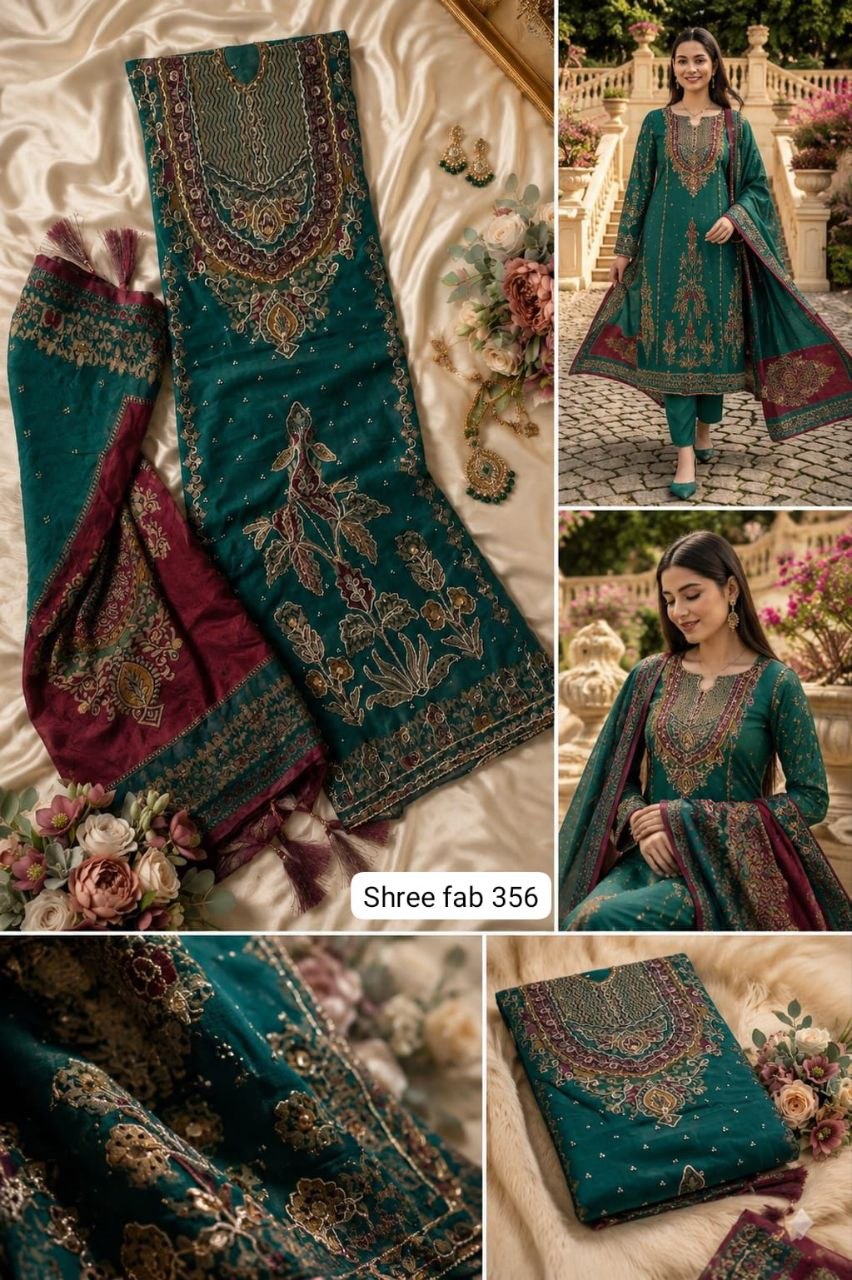 KT - 356 Shree Fabs Pakistani Salwar Suit