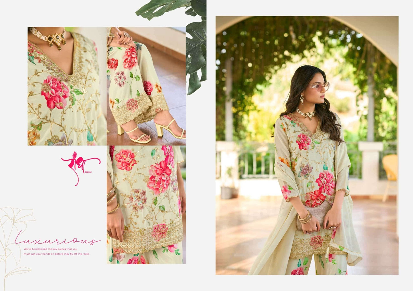 5003 Phool Radha Trendz Premium Chinon Readymade Suits