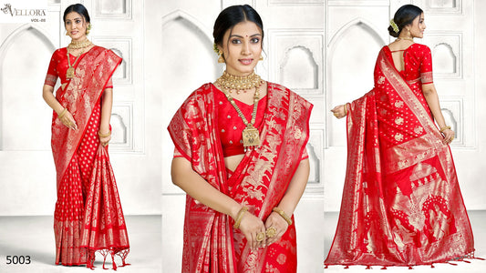 5003 Vol 5 Vellora Banarasi Silk Sarees