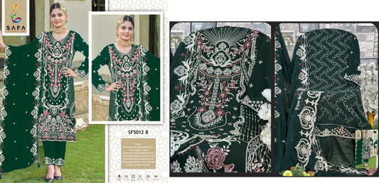5012B Safa Creation Pakistani Salwar Suits