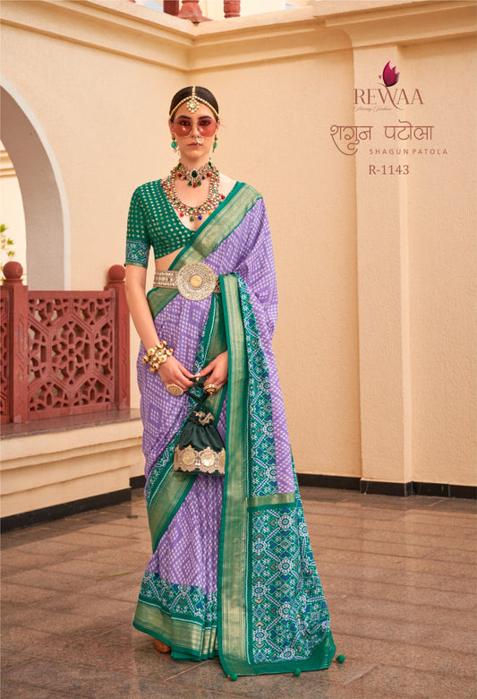1143 Shagun Patola Rewaa Sarees