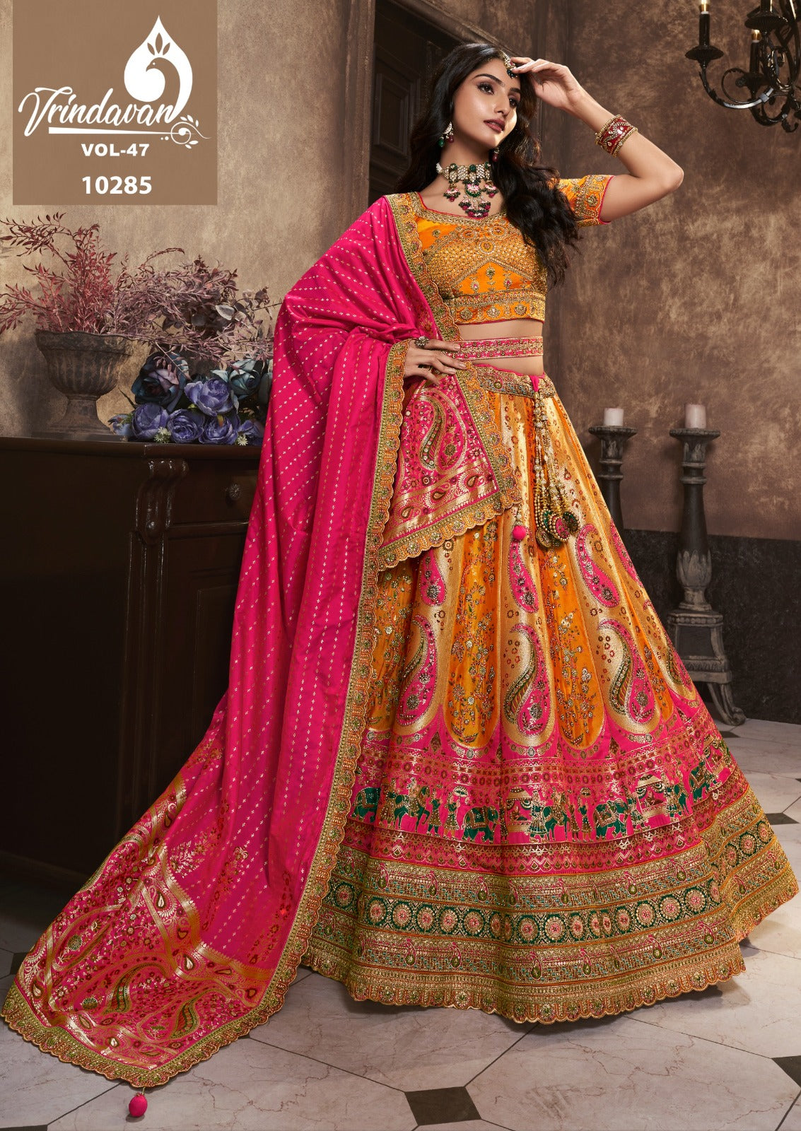 10285 Vrindavan Vol 47 Royal Lehenga Choli