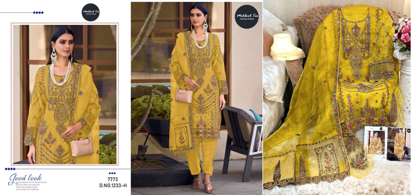 1233H Mehboob Tex Pakistani Salwar Suits