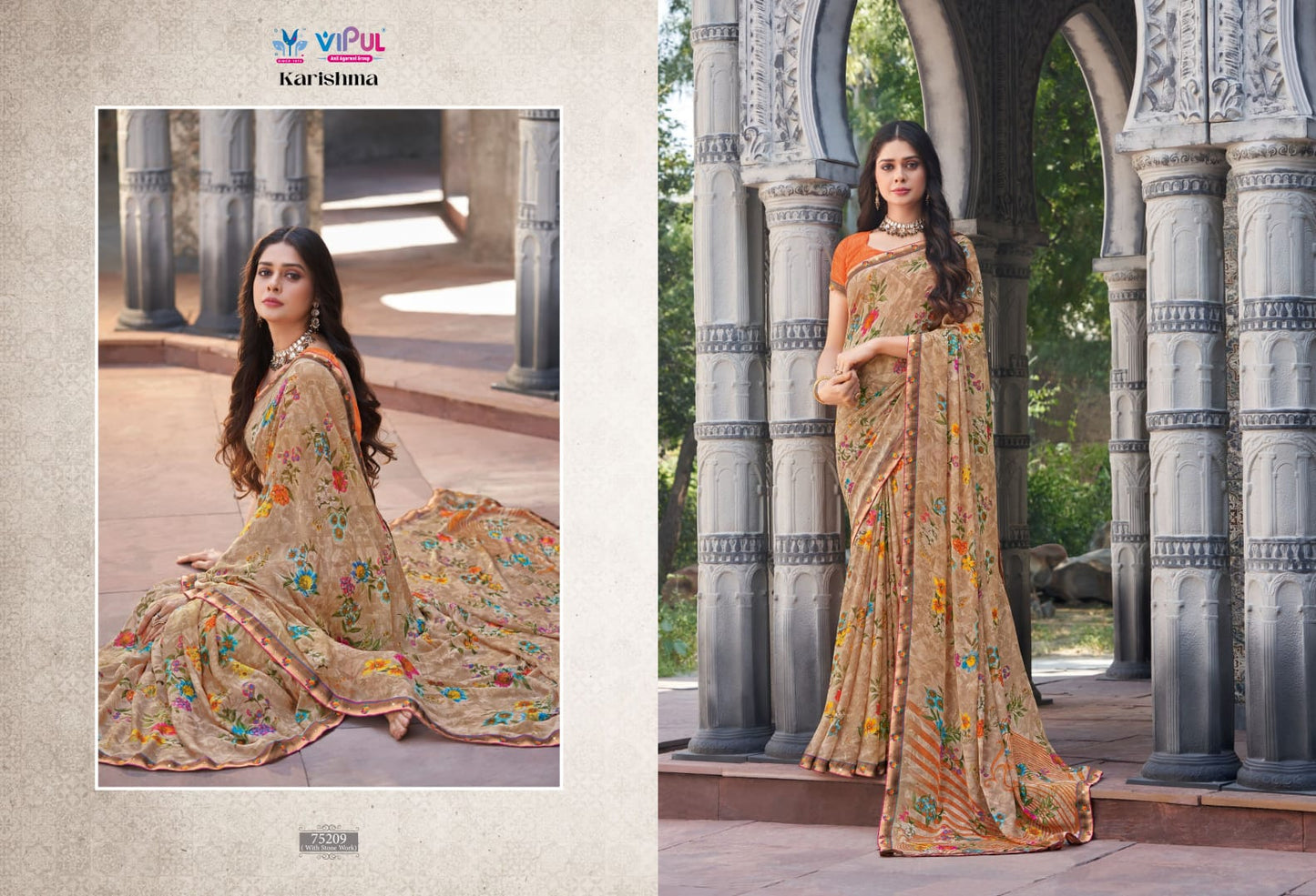 75209 Karishma Vipul Sarees