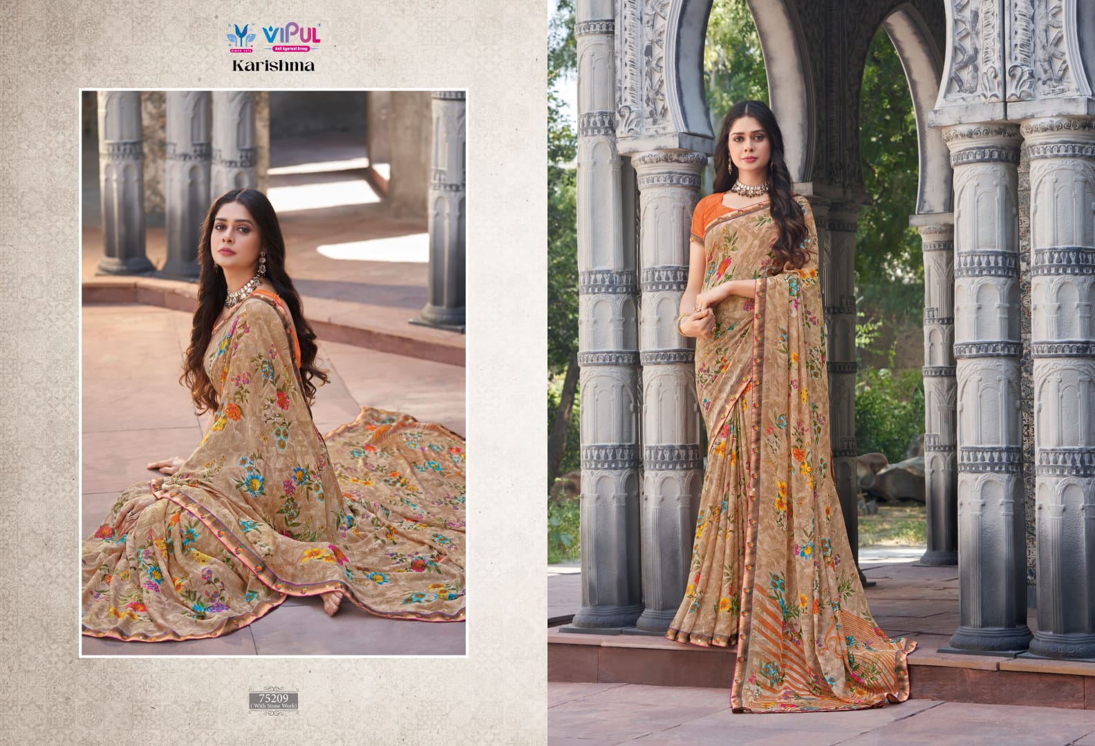 75209 Karishma Vipul Sarees