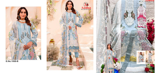 1068B Needle Wonder Vol 7 Aasha Designer Pakistani Salwar Suits