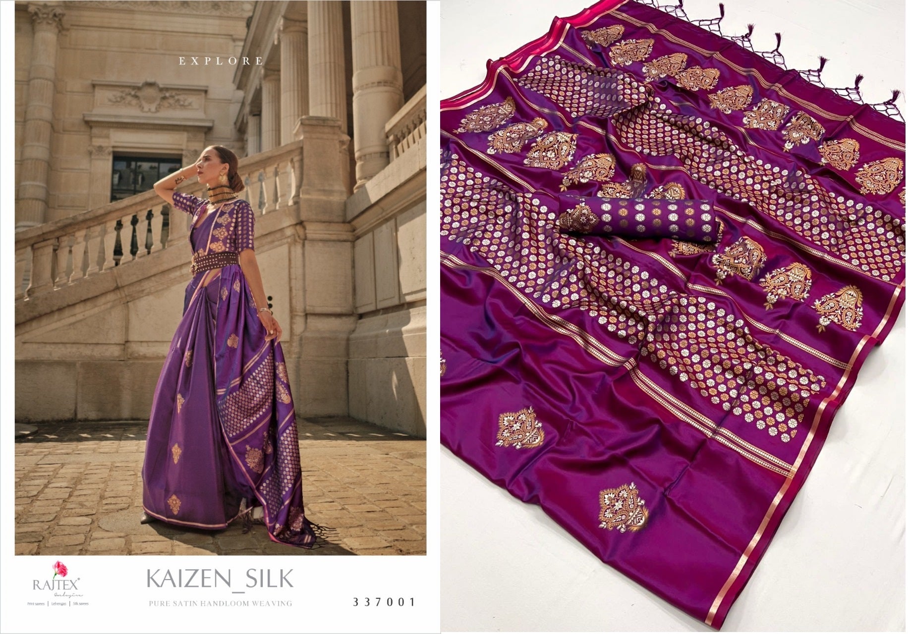 337001 Kaizen Silk Rajtex Sarees