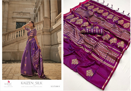 337001 Kaizen Silk Rajtex Sarees