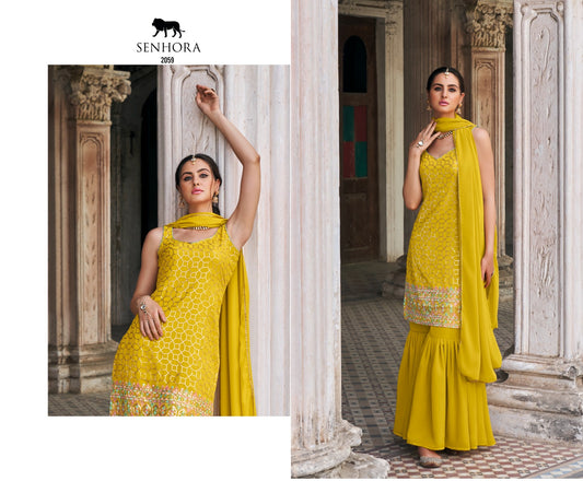 2059 Ibtida Senhora Unstitched Suits