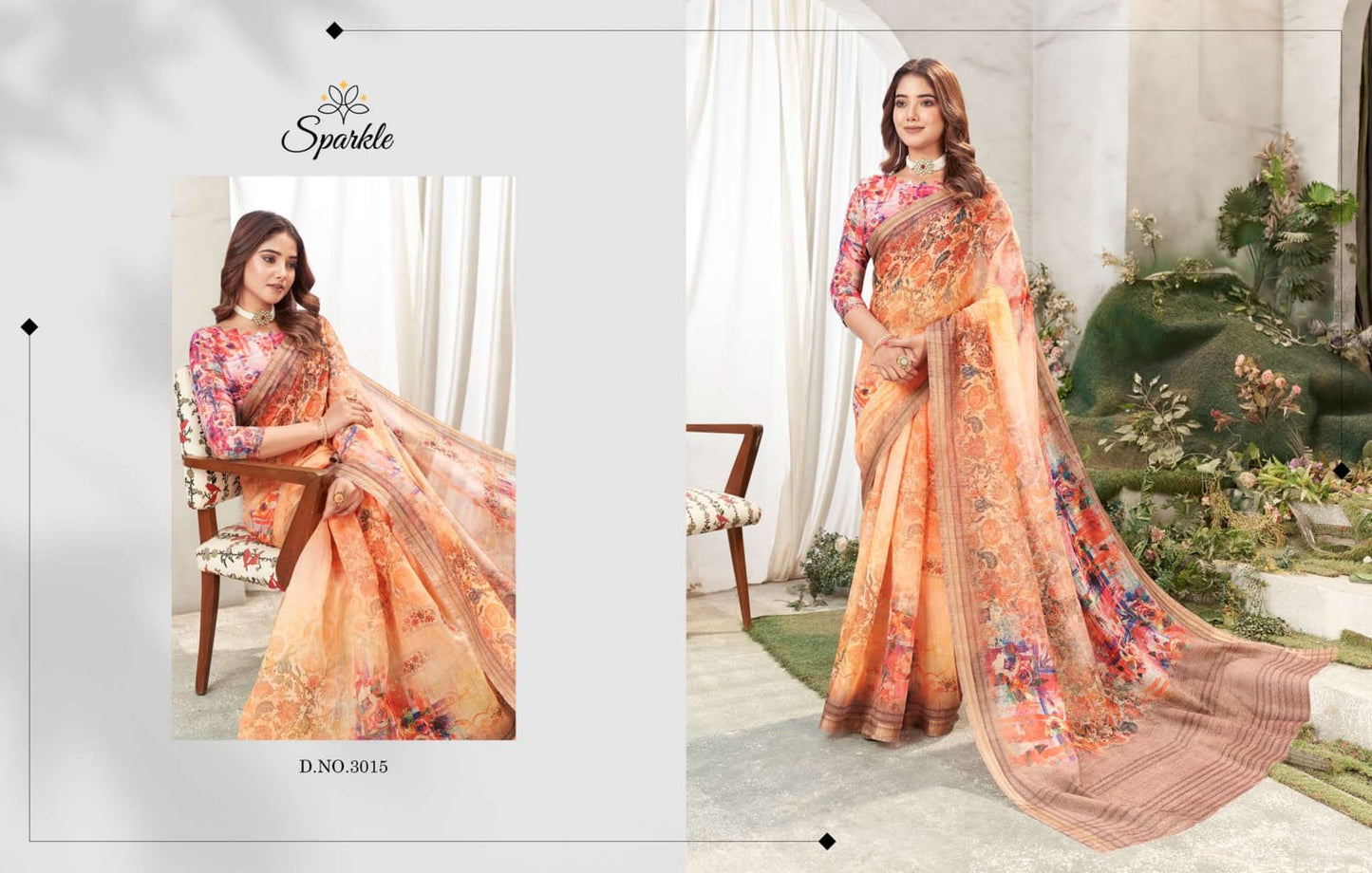 3015 Ahaana Charmi Fashion Sarees