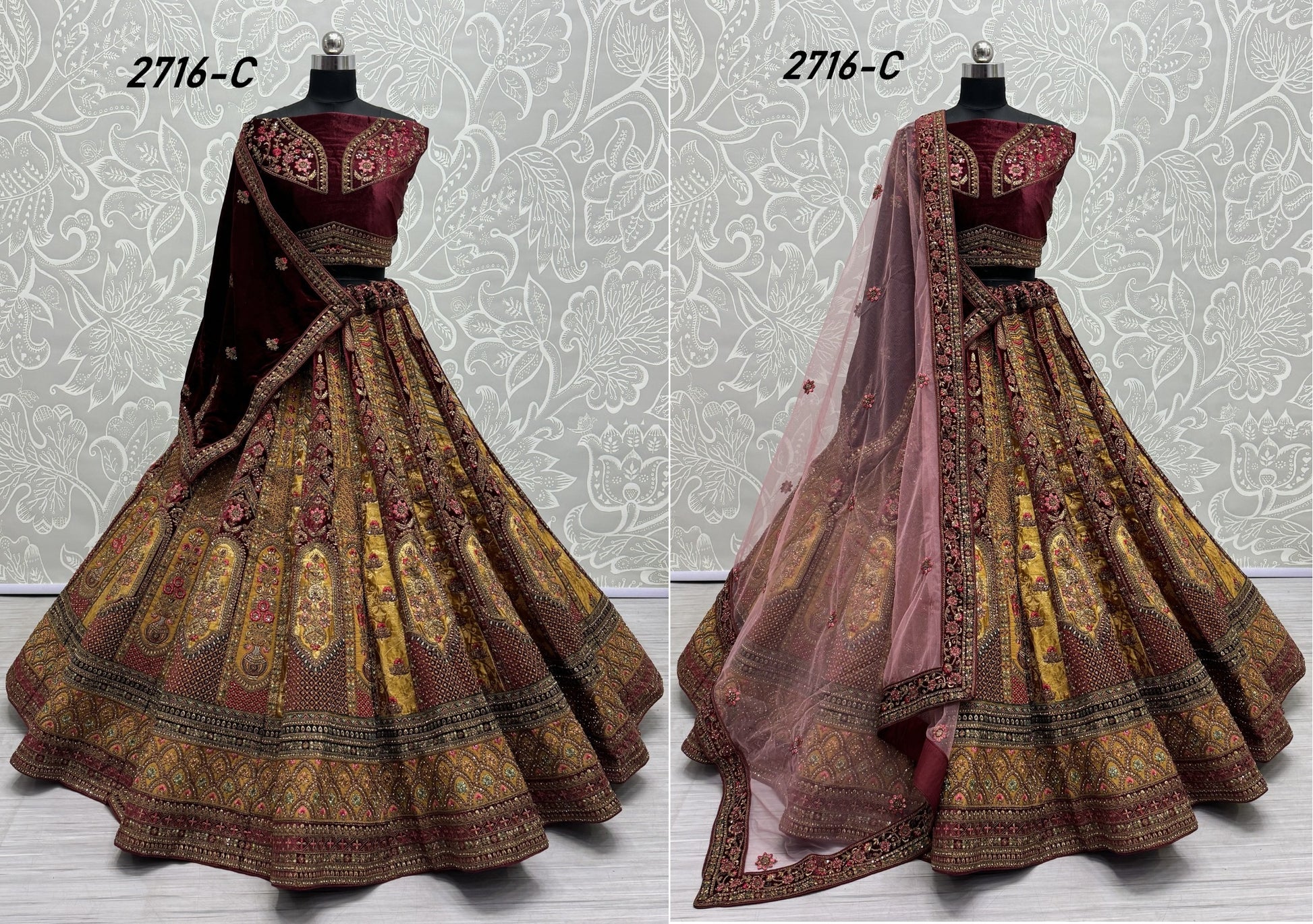2716C Anjani Art Lehenga Choli