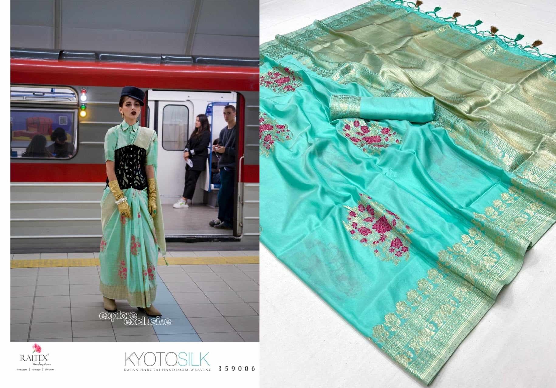 359006 Kyoto Silk Rajtex Sarees